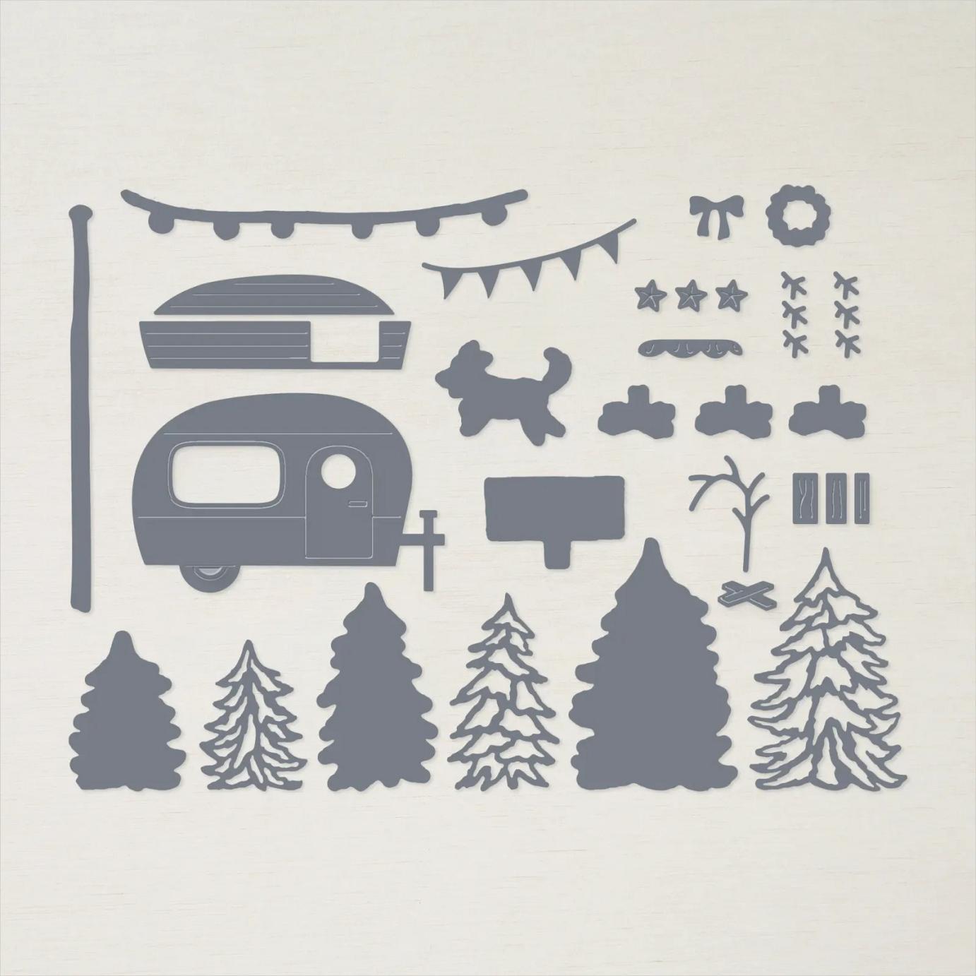 Tree Lot Dies | Image © 2022 Stampin' Up! Tree Lot Dies | Image © 2022 Stampin' Up!