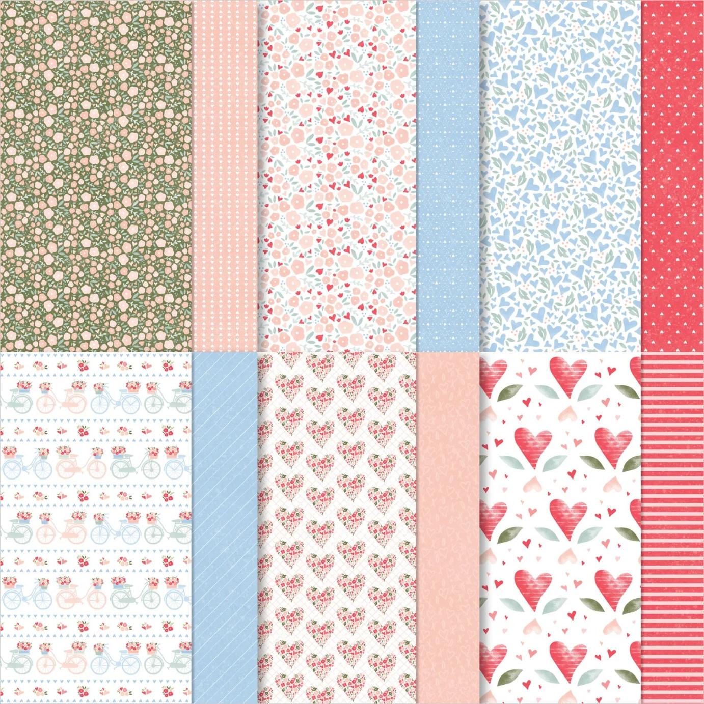 Country Floral Lane 12" x 12" Designer Series Paper  |  Image &copy; 2023 Stampin' Up!