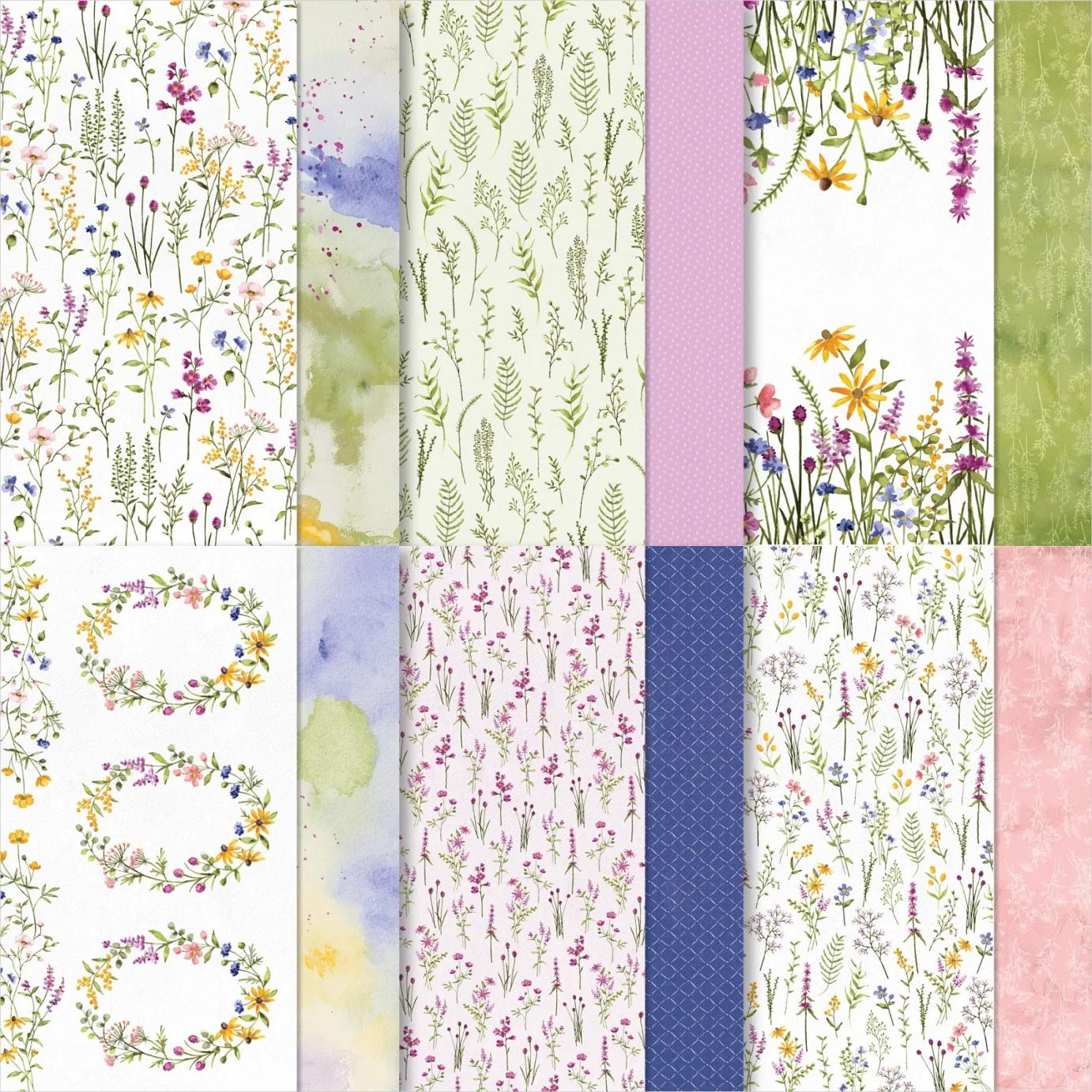 Dainty Flowers 12" x 12" Designer Series Paper  |  Image &copy; 2023 Stampin' Up!