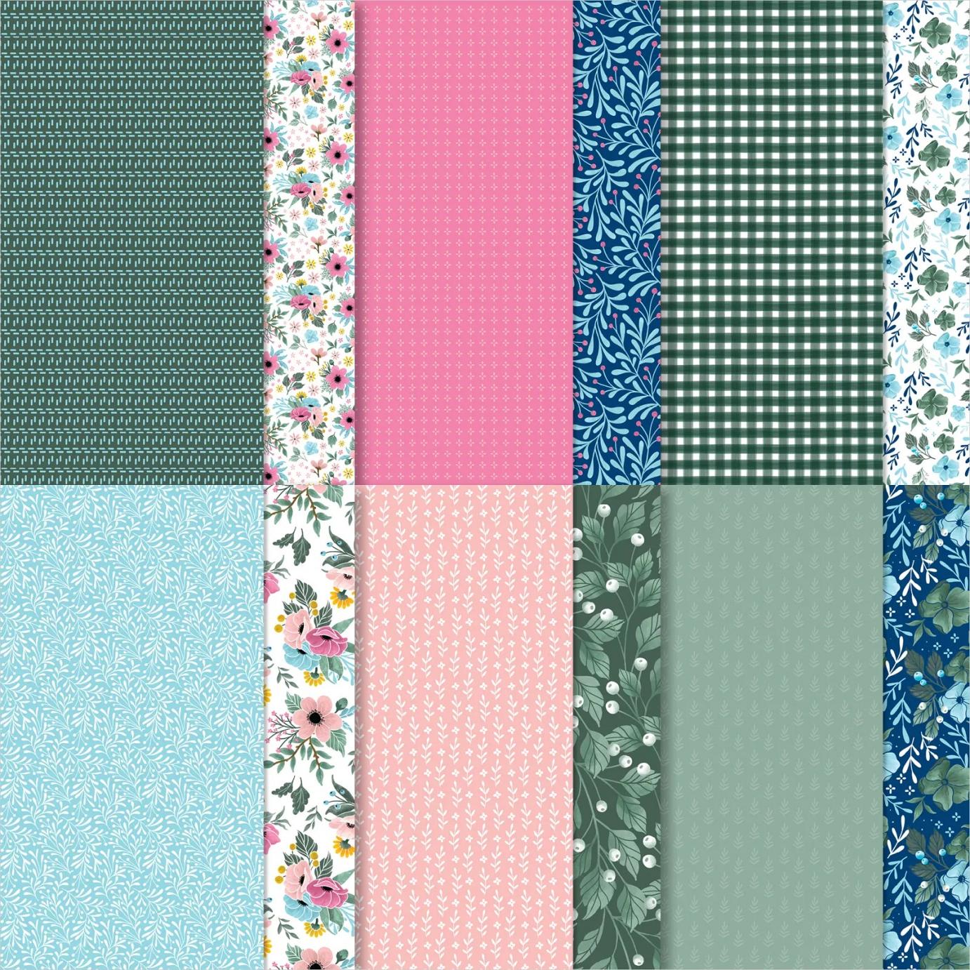 Fitting Florets 12" x 12" Designer Series Paper | Image © 2022 Stampin' Up! Fitting Florets 12" x 12" Designer Series Paper | Image © 2022 Stampin' Up!