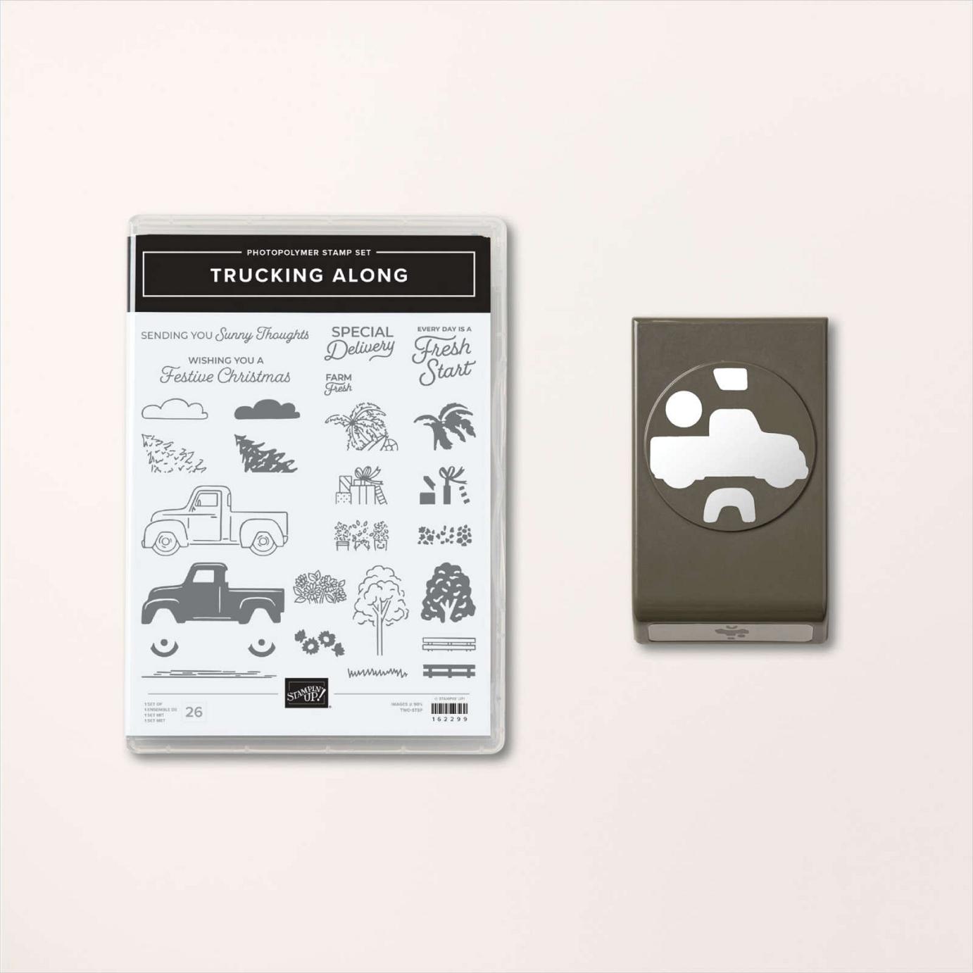 Trucking Along Stamp Set + Trucking Along Builder Punch Bundle  |  Image &copy; 2023 Stampin' Up!&reg;