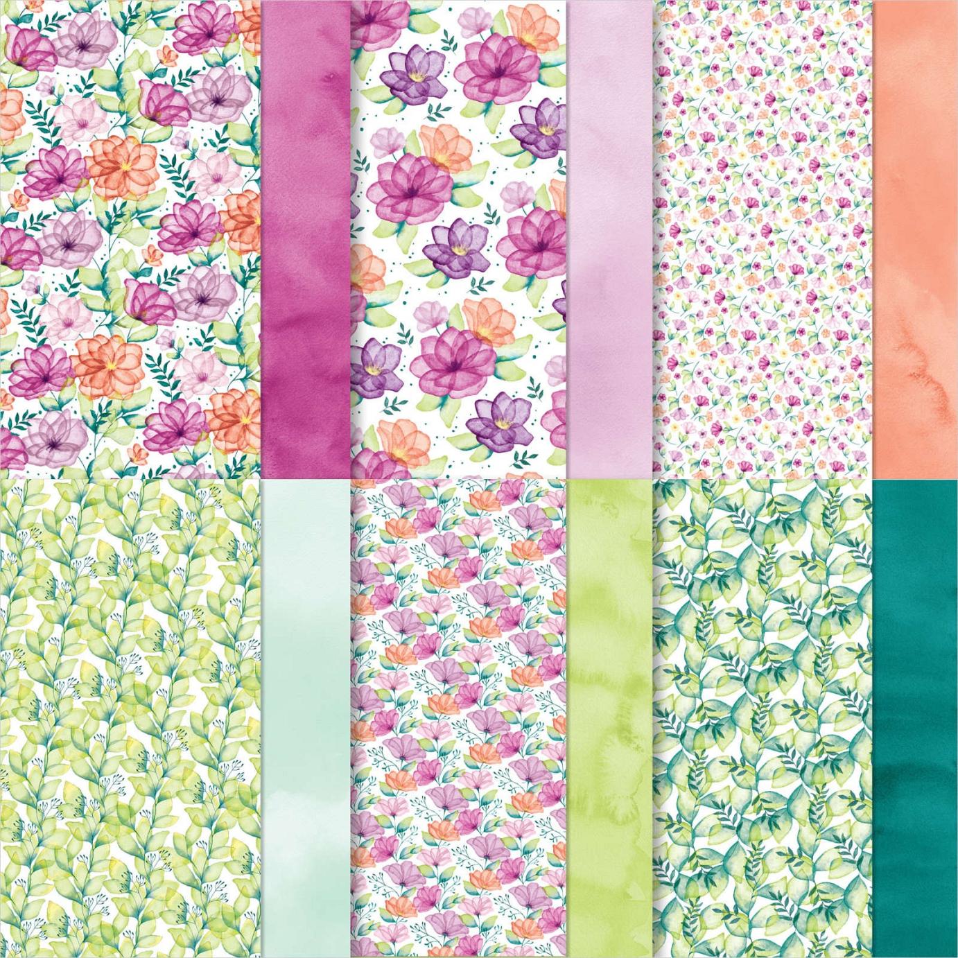 Delightul Floral 12" x 12" Designer Series Paper | Image © 2023 Stampin' Up!® Delightul Floral 12" x 12" Designer Series Paper | Image © 2023 Stampin' Up!®