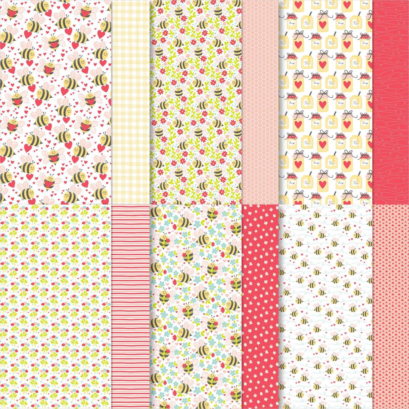 Bee Mine 12" x 12" Designer Series Paper  |  Image &copy; 2024 Stampin' Up!