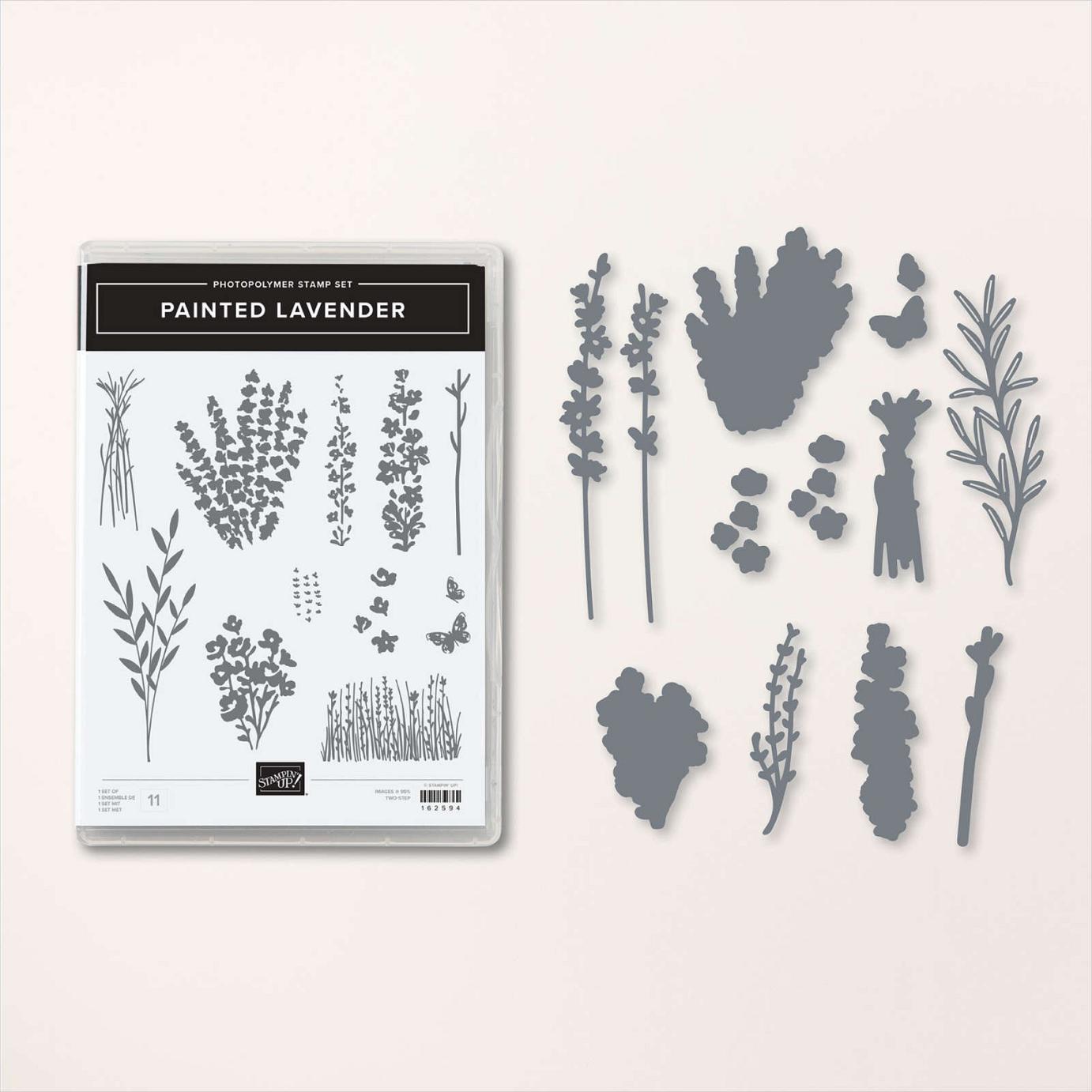Painted Lavender Stamp Set + Painted Lavender Dies Bundle | Image © 2024 Stampin' Up! Painted Lavender Stamp Set + Painted Lavender Dies Bundle | Image © 2024 Stampin' Up!