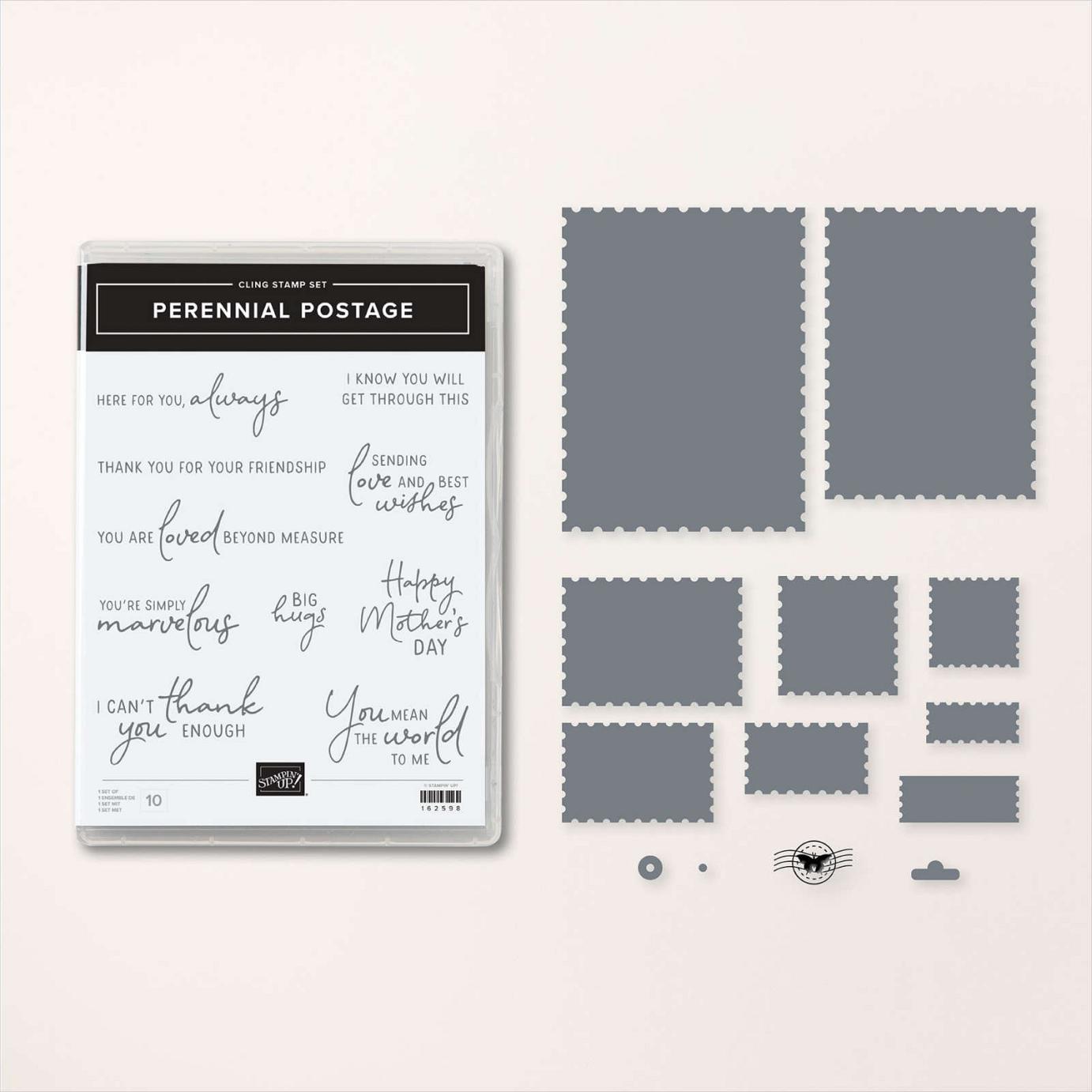 Perennial Postage Stamp Set + Perennial Postage Dies Bundle | Image © 2024 Stampin' Up! Perennial Postage Stamp Set + Perennial Postage Dies Bundle | Image © 2024 Stampin' Up!