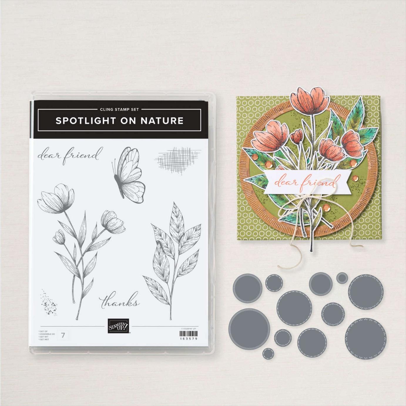 Spotlight on Nature Stamp Set + Spotlight on Nature Dies Bundle  |  Image &copy; 2024 Stampin' Up!