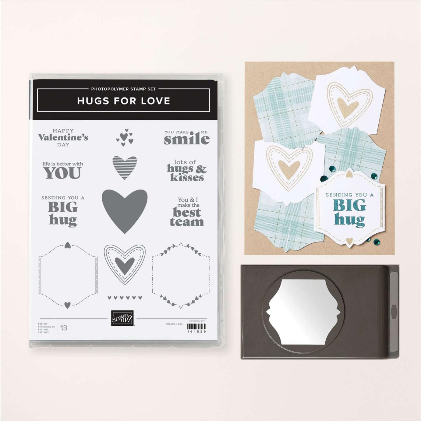 Hugs for Love Stamp Set + To The Point Label Punch Bundle | Image © 2025 Stampin' Up! Hugs for Love Stamp Set + To The Point Label Punch Bundle | Image © 2025 Stampin' Up!