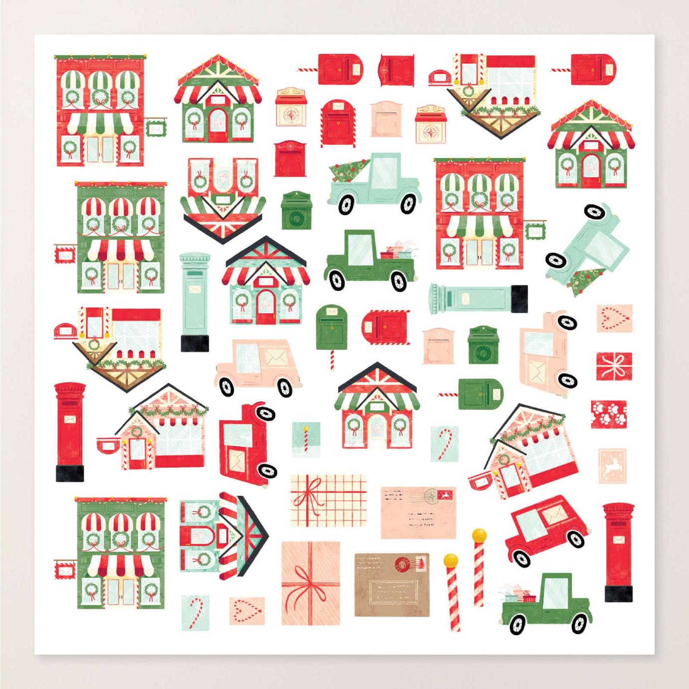 North Pole Delivery 12" x 12" Specialty Designer Series Paper  |  Image &copy; 2025 Stampin' Up!