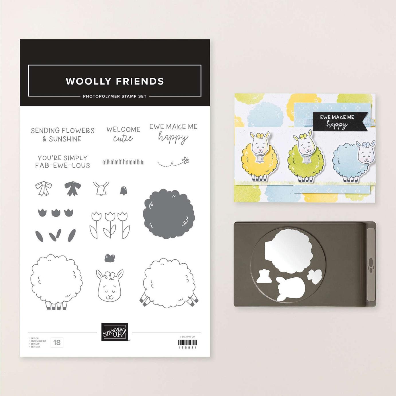 Woolly Friends Stamp Set + Woolly Friends Builder Punch Bundle  |  Image &copy; 2026 Stampin' Up!&reg;