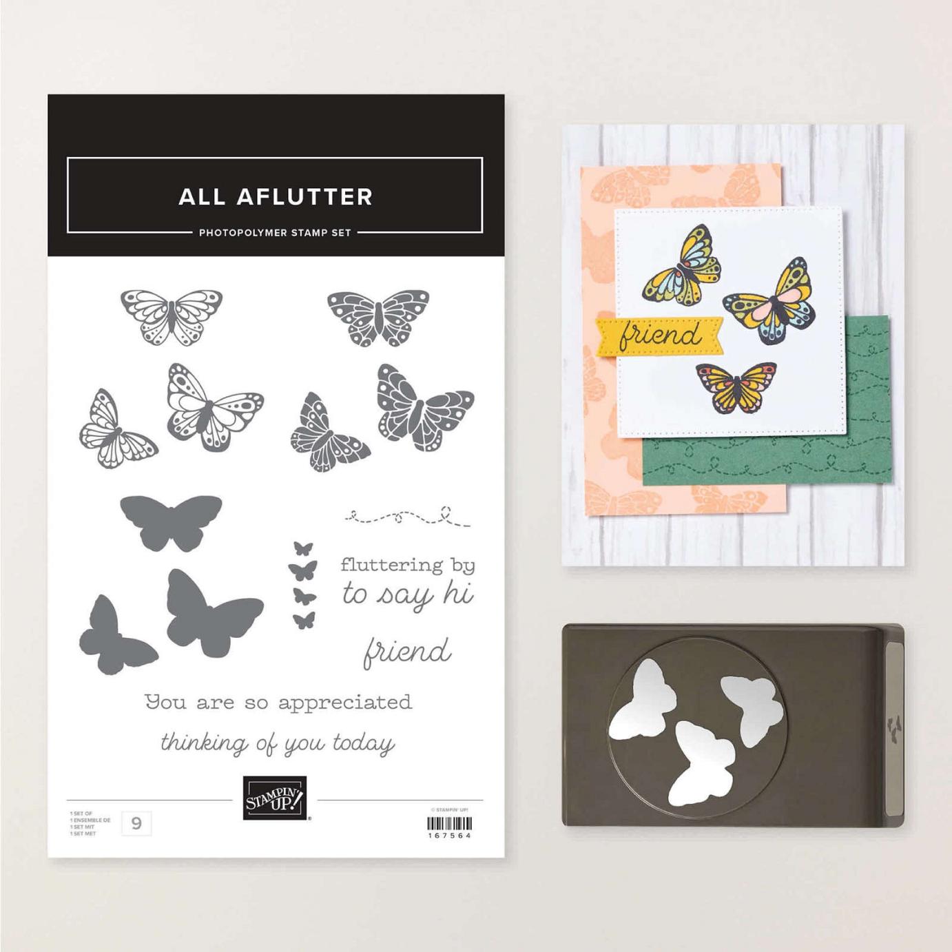 Aflutter Stamp Set + All Aflutter Punch Bundle  |  Image &copy; 2026 Stampin' Up!