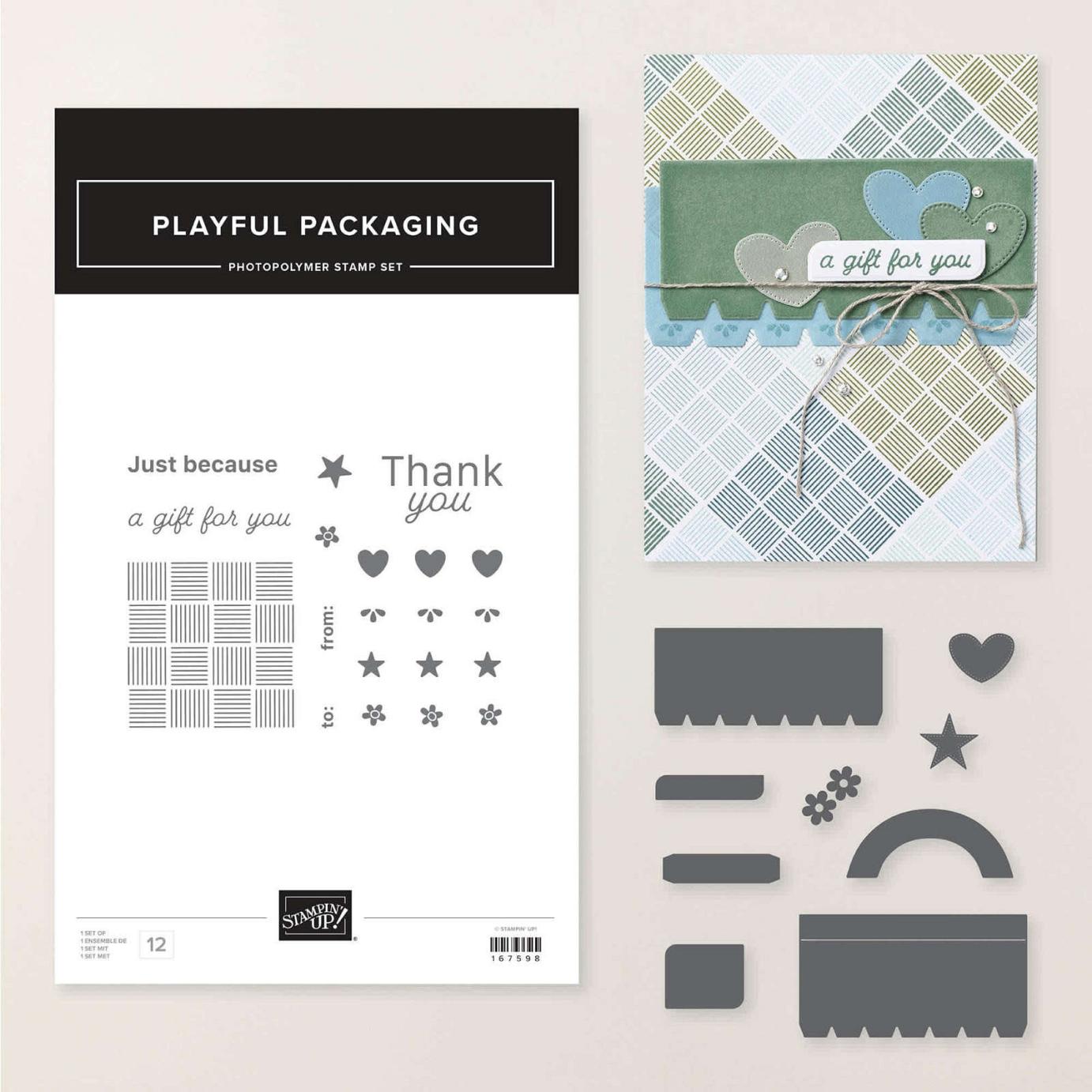 Playful Packaging Stamp Set + Playful Packing Dies Bundle | Image © 2026 Stampin' Up! Playful Packaging Stamp Set + Playful Packing Dies Bundle | Image © 2026 Stampin' Up!