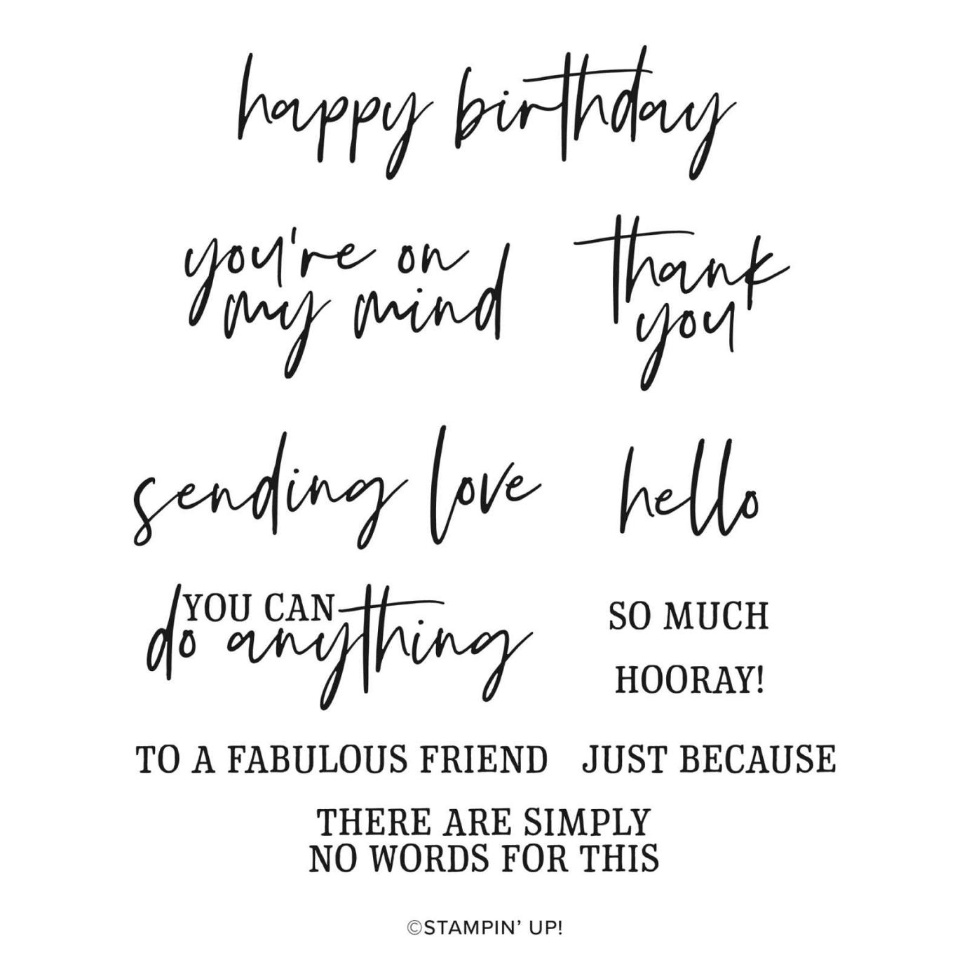 Fabulous Sayings Stamp Set | Image © 2026 Stampin' Up!® Fabulous Sayings Stamp Set | Image © 2026 Stampin' Up!®