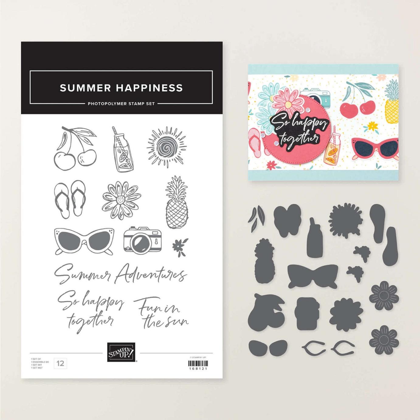 Summer Happiness Stamp Set + Summer Happiness Dies Bundle | Image © 2026 Stampin' Up!®