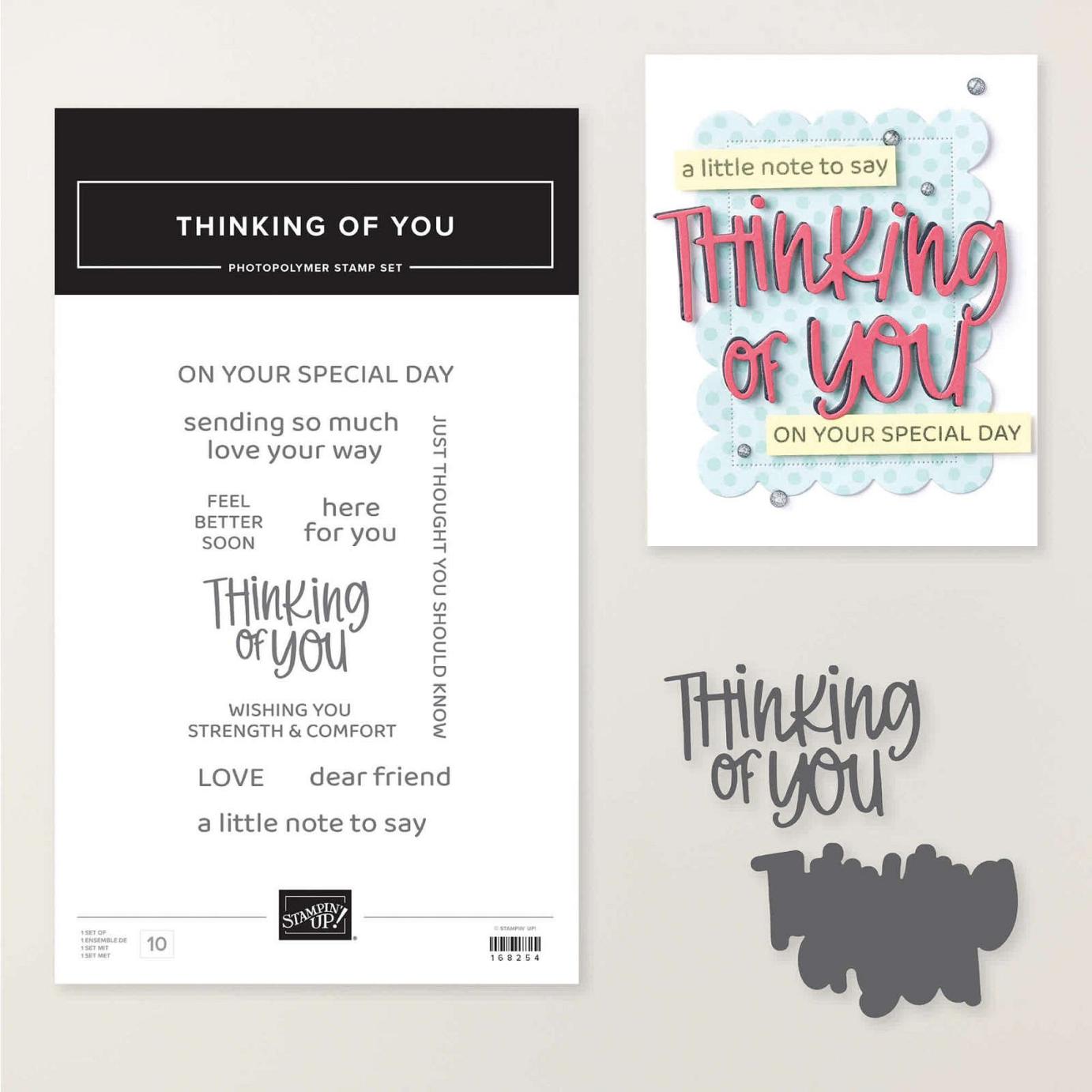 Thinking of You Stamp Set + Thinking of You Dies Bundle  |  Image &copy; 2026 Stampin' Up!&reg;
